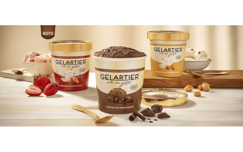 Unilever lança Gelartier, nova marca de gelatos