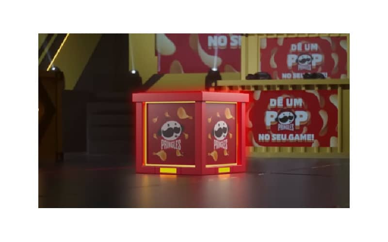 Camilota XP estrela campanha de Pringles voltada ao universo de Free Fire