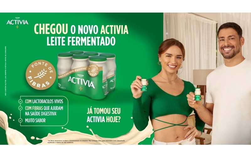 Activia lança leite fermentado inovador no mercado
