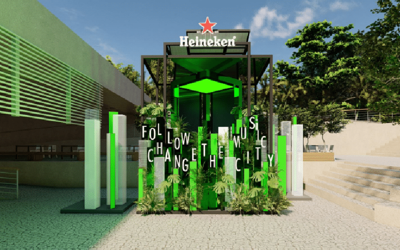 Heineken mantém parceria com o festival através de mensagem de cultura