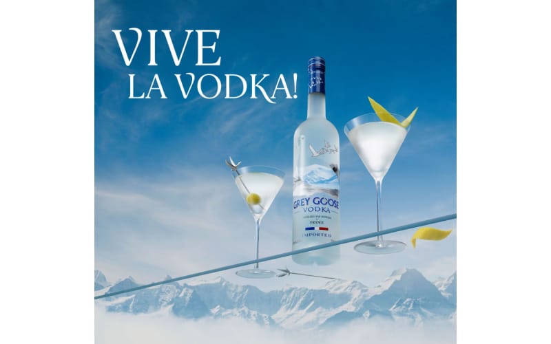 Vodka Grey Goose lança campanha global  Vive la Vodka
