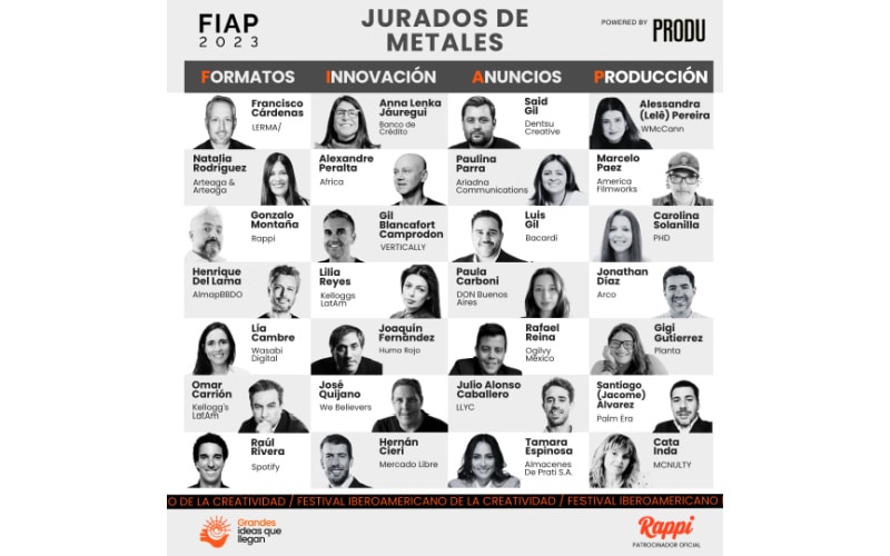 FIAP 2023 anuncia os 28 júris que marcarão a história criativa