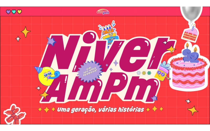 AmPm celebra 32 anos com campanha de aniversário por Fábio Porchat