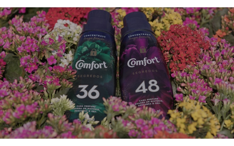 Comfort usa enigma em jardins para lançar novas fragrâncias