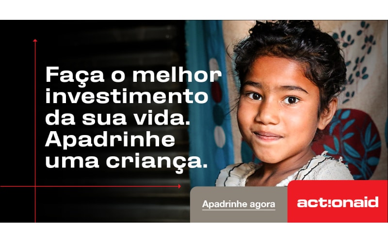 Doação é investimento em campanha da Actionaid pela 3Mais