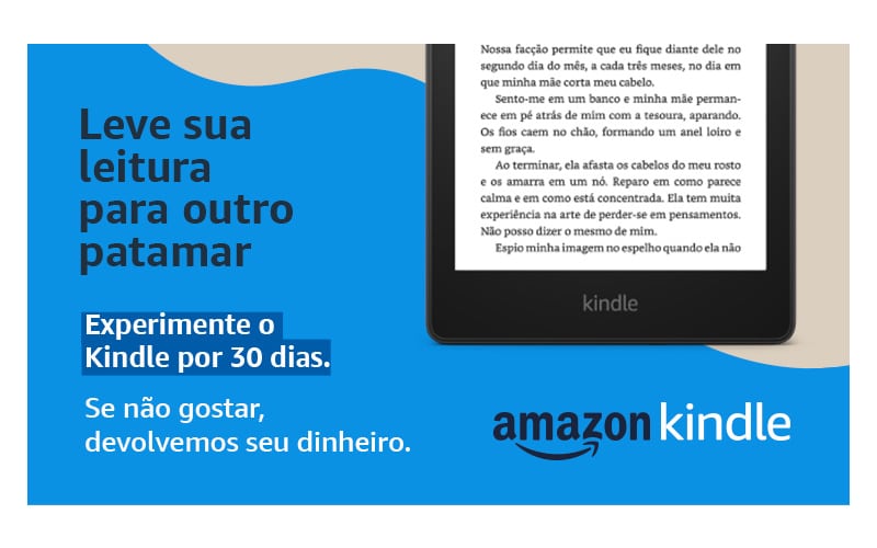 Kindle celebra a literatura brasileira em campanha criada pela Ampfy