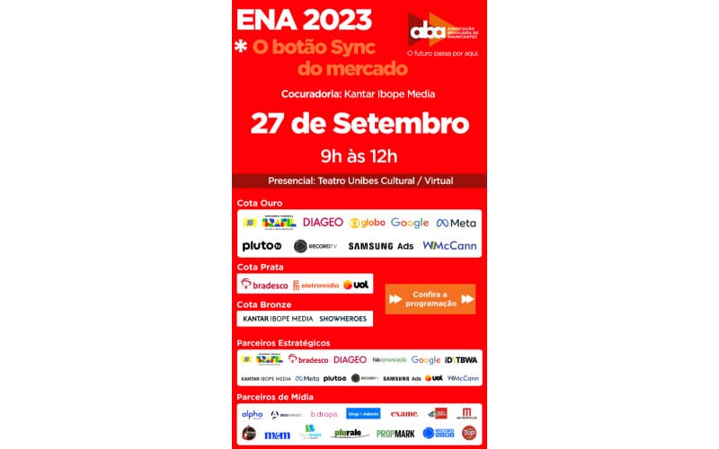 ENA – Encontro Nacional de Anunciantes,  27 de setembro de 2023