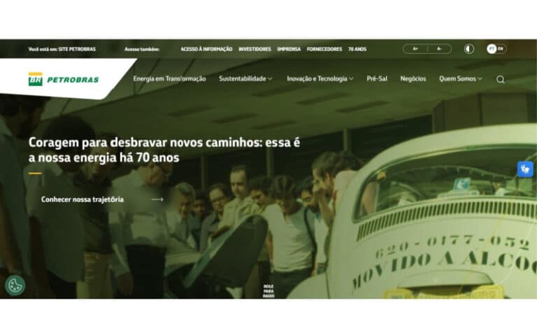 Petrobras lança site com conteúdo interativo