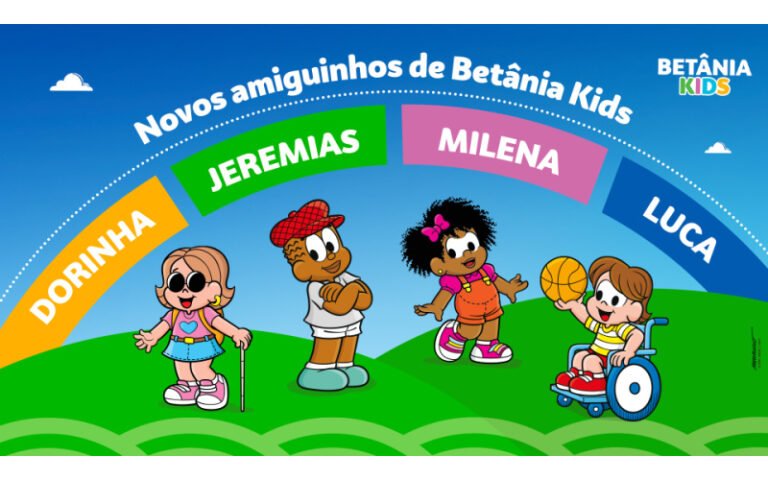 Betânia Kids amplia parceria com a Turma da Mônica