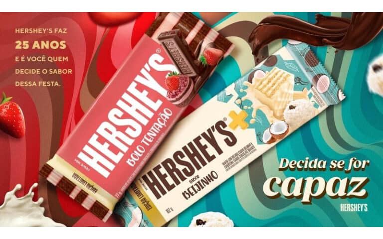 Hershey’s comemora 25 anos no Brasil com duelo de sabores