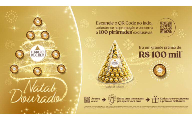 Ferrero Rocher® apresenta seu Natal Dourado