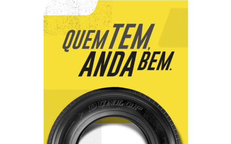 Dunlop Pneus lança novo slogan para o mercado brasileiro