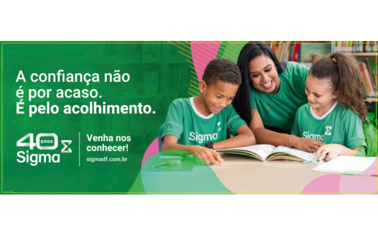 Campanha impulsiona matrículas do Colégio Sigma