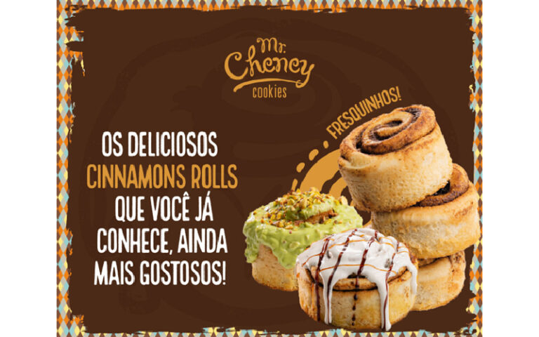Mr. Cheney recria tradicional Cinnamon Roll com novos toppings