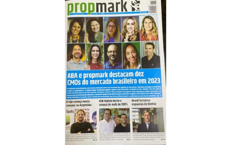 Propmark: ABA e Propmark destacam dez CMOs do mercado brasileiro em 2023