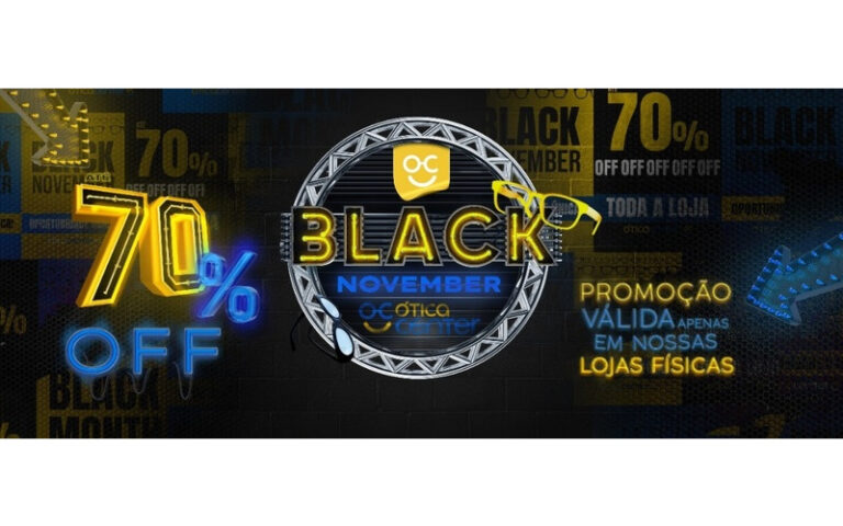 Ótica Center lança campanha e ofertas exclusivas para a Black November