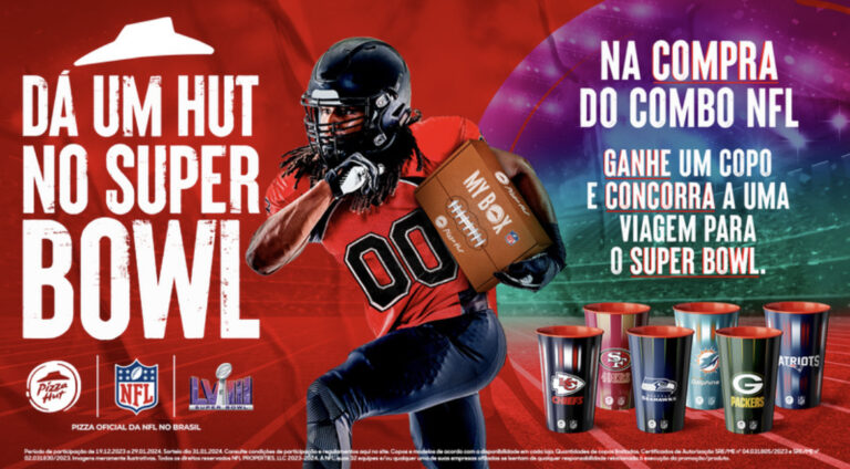 Pizza Hut anuncia nova parceria com a NFL