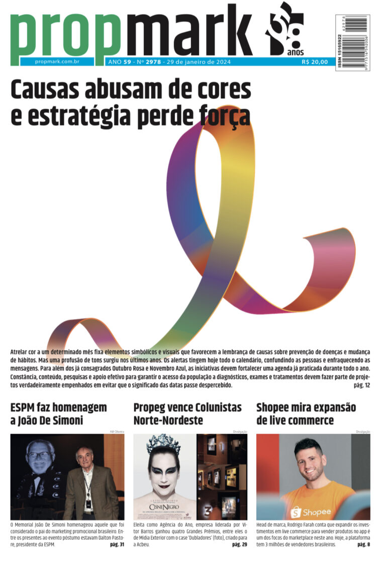 Causas abusam de cores e estratégia perde força