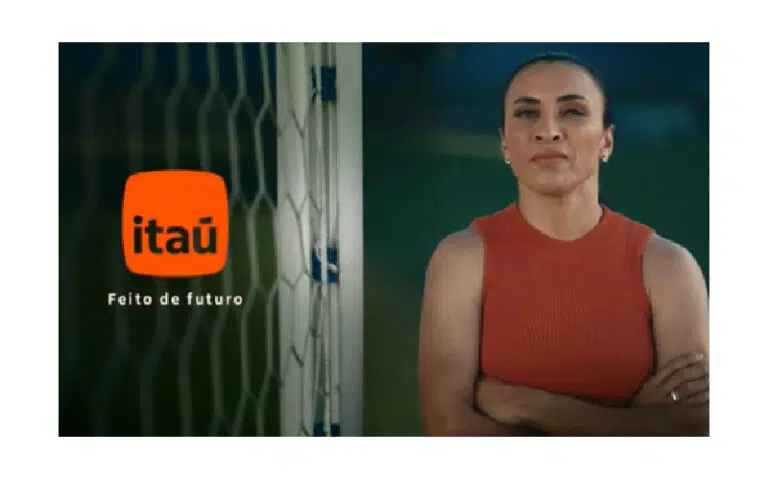Imortalizada pela Fifa, Marta estrela novo filme do Itaú Unibanco   