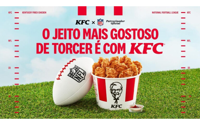 KFC anuncia patrocínio oficial da NFL no Brasil