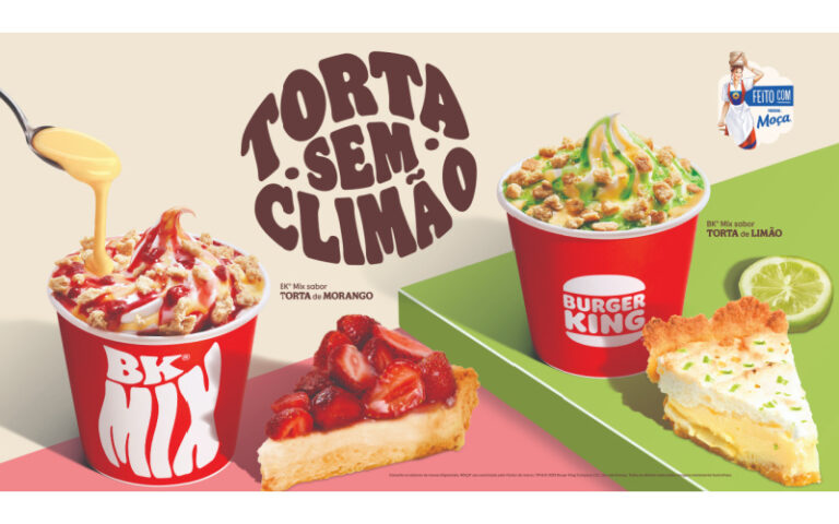 Burger King e Leite Moça lançam novas sobremesas geladas