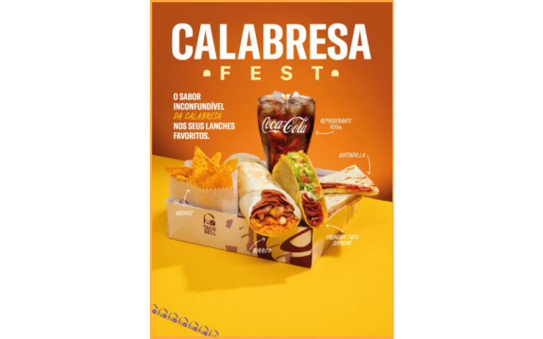 Taco Bell lança Calabresa Fest com novos produtos