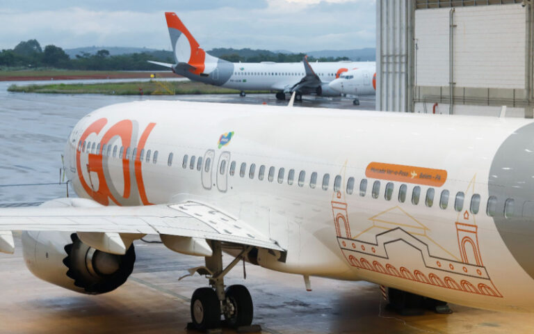 GOL homenageia o Pará com a primeira aeronave