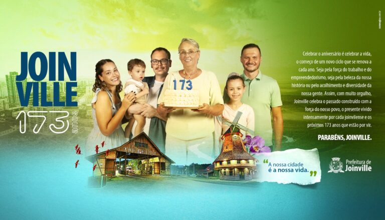 Magica cria campanha para os 173 anos de Joinville