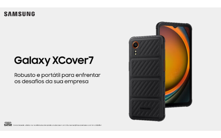 Galaxy XCover7, novo smartphone Samsung, chega ao Brasil