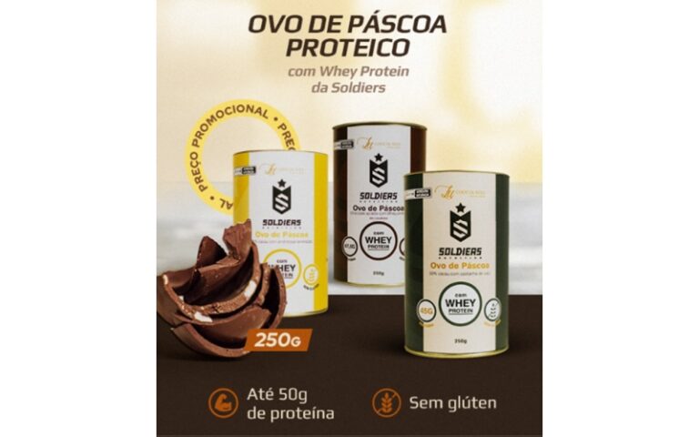 Soldiers Nutrition lança coleção de ovos de Páscoa em parceria com Lu Chocolates
