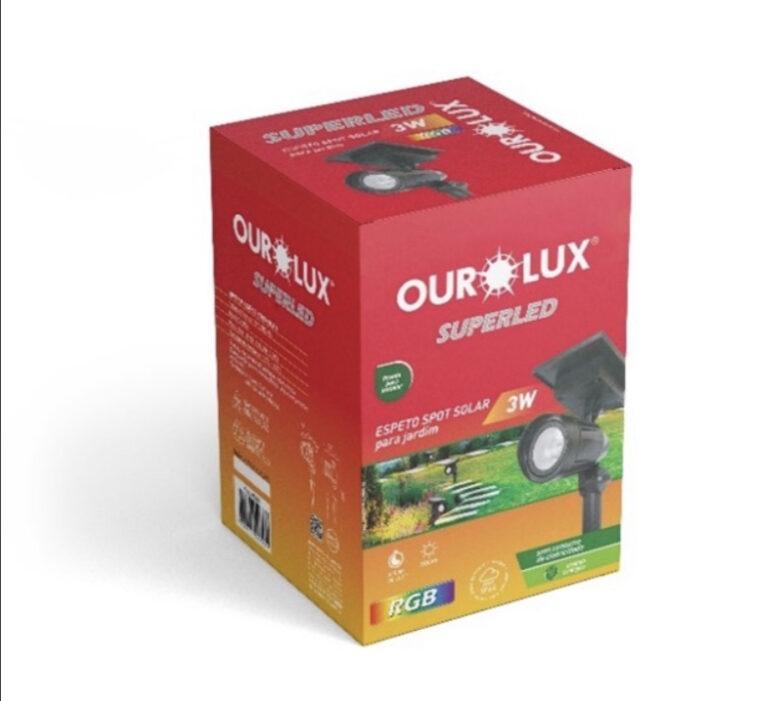 Ourolux lança espeto LED solar para áreas externas