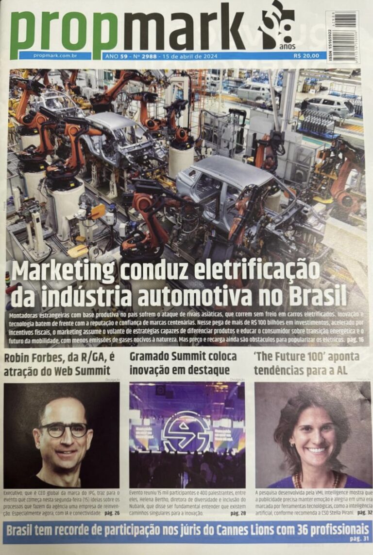 Propmark: Marketing conduz eletrificação da indústria automotiva no Brasil