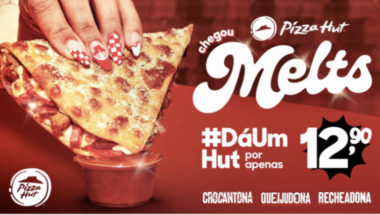 Pizza Hut lança Melts e aposta em nova ocasião de consumo, focada em sanduíches