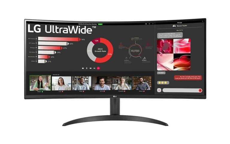 Novo Monitor LG UltraWide™ Curvo 34” permite maior produtividade