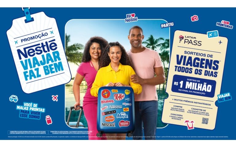 Batux dá vida a prêmio da Nestlé e coloca mala para interagir com consumidores no PDV