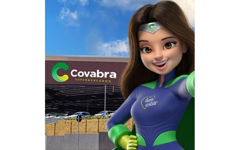 Covabra Supermercados lança a mascote Super Cora