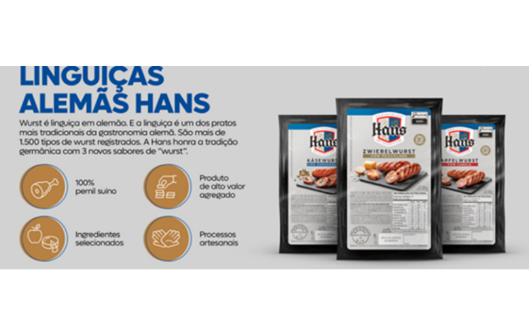 Seara expande linha de Charcutaria com Linguiças Alemãs Hans