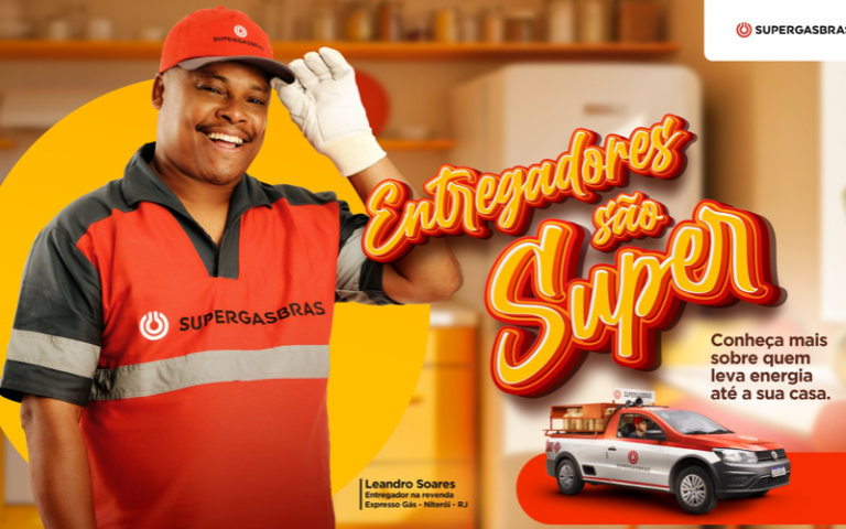 Entregador é protagonista de nova campanha da Supergasbras