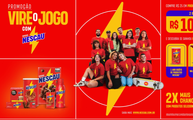 NESCAU® convida a virar o jogo em promoção criada pela Batux