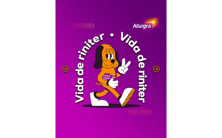 Allegra lança campanha irreverente nas redes sociais
