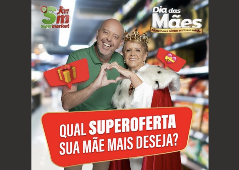 Dia das Mães da Rede Supermarket traz mãe de Alex Escobar