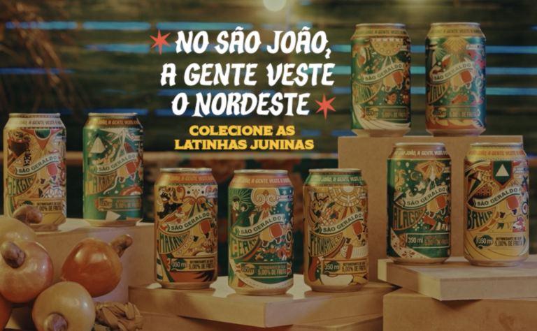 Cajuína São Geraldo lança latinhas temáticas de São João