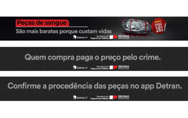 Detran-SP lança campanha combativa ao comércio ilegal de peças