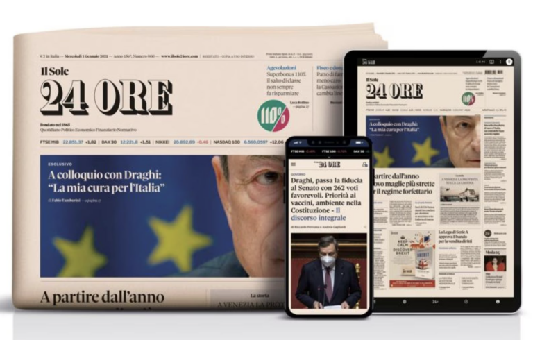 Mundo Mídia inclui Il Sole 24 Ore  em seu portfólio