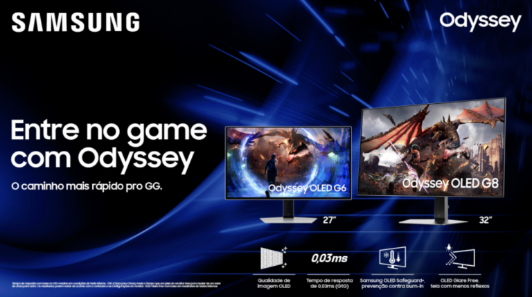 Samsung anuncia nova campanha para os monitores Odyssey