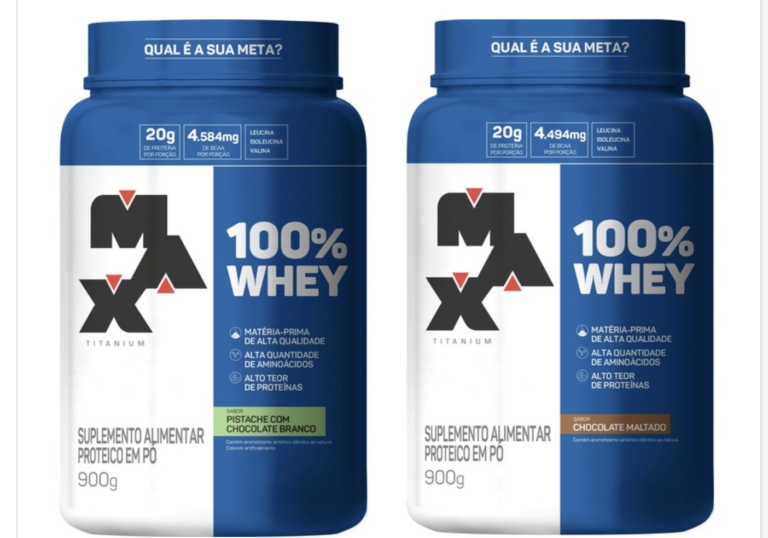 Max Titanium lança dois novos sabores para seu 100% Whey