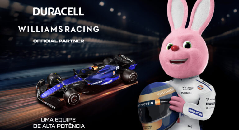 Duracell potencializa patrocínio com a Williams