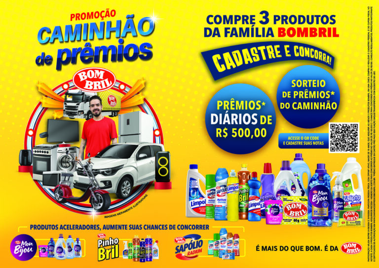 Bombril lança promoção “Caminhão de Prêmios” com João Silva