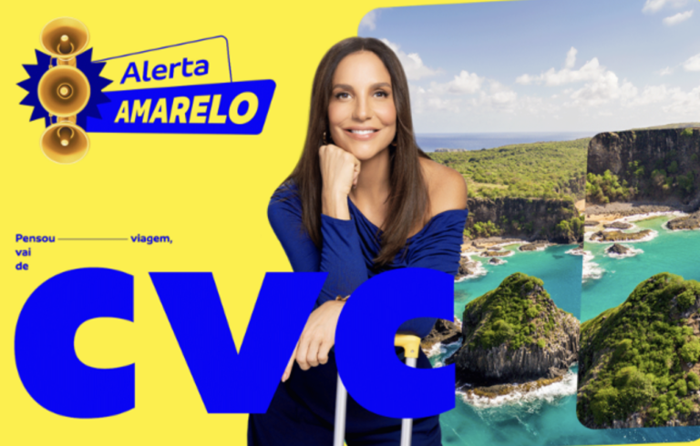 CVC Turismo chama Ivete Sangalo para “Alerta Amarelo”