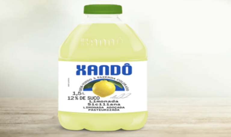 Xandô lança embalagem 1,5 litro  do suco de limonada siciliana